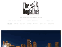 Tablet Screenshot of dogfather.com