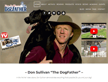 Tablet Screenshot of dogfather.tv